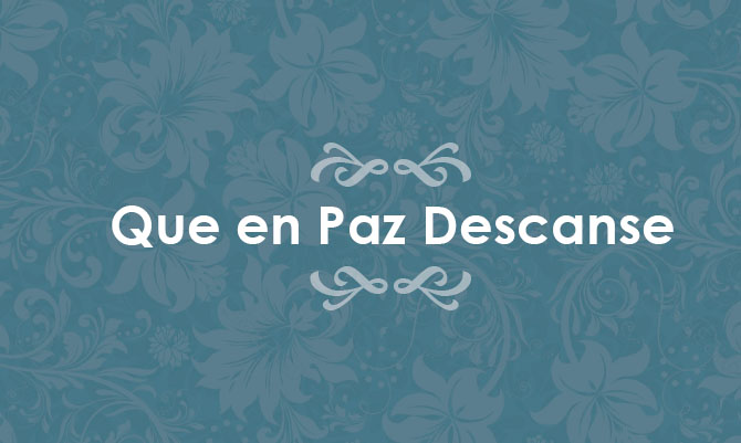 [Defunción] Falleció Graciela Fuentes Delgado Q.E.P.D